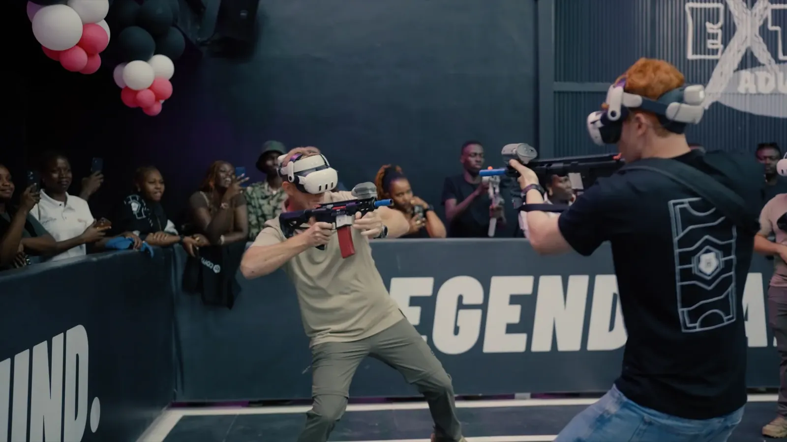 Operators in action during a Combatica session